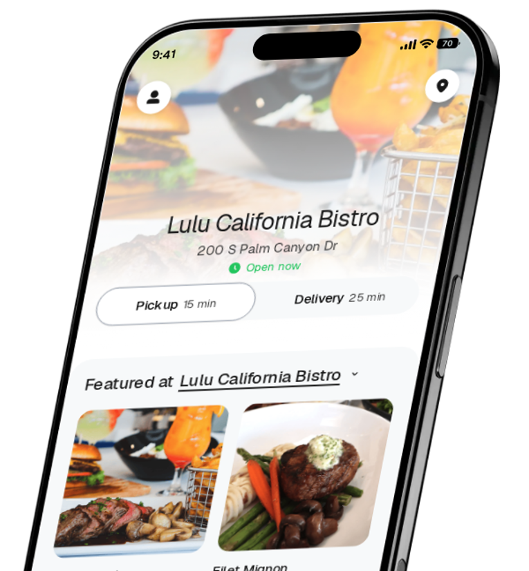 Lulu California Bistro app preview